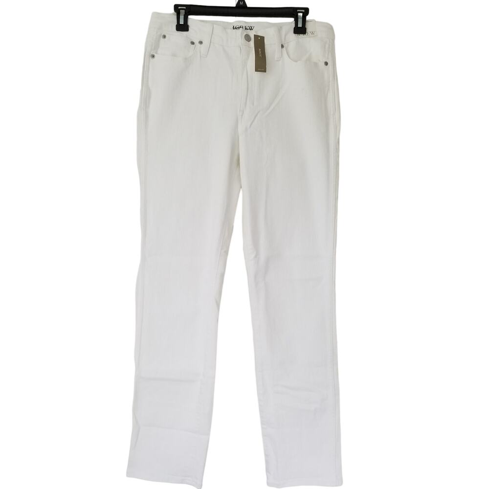J. Crew Tall‎ 9" Vintage Slim Straight Jeans Size 30T White NWT $128 BQ306
